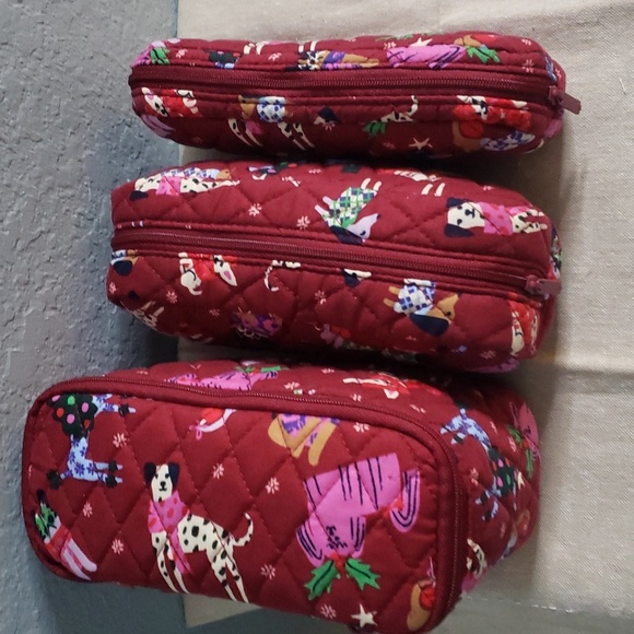 Vera Bradley Hound dog Travel Organizer 4 pc. Cosmetic Bag NWT - Dog Lover Dogs - Picture 7 of 9